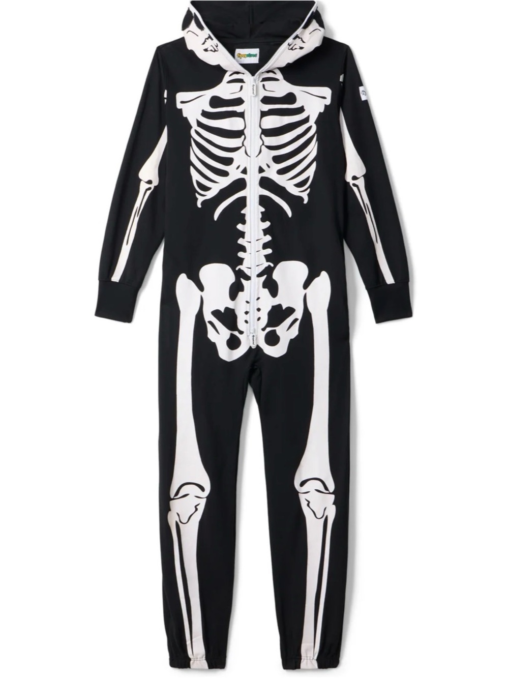 Men’s Skeleton Costume Jumpsuit Hoodie
